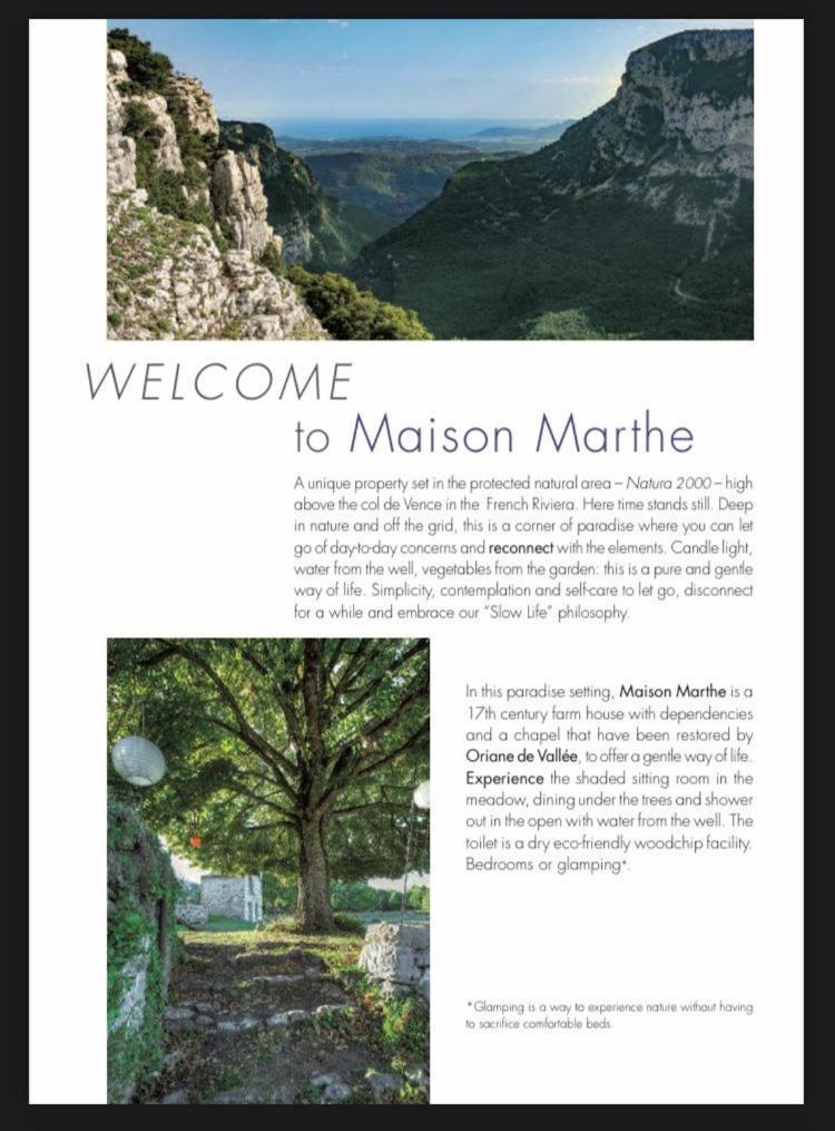 Maison Marthe - Maison Nomade Chic Coursegoules Екстериор снимка
